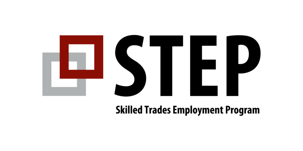 Logo for the Skilled Trades Employment Program (STEP)